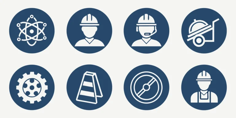 The nine official OSHA symbols and their meanings, including the flame, skull and crossbones, and health hazard pictograms.